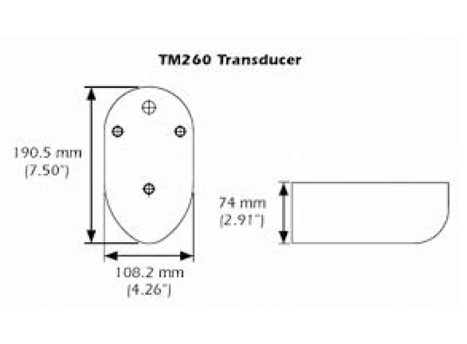 TM260 Transducer 50/200 kHz 1kW Painestore